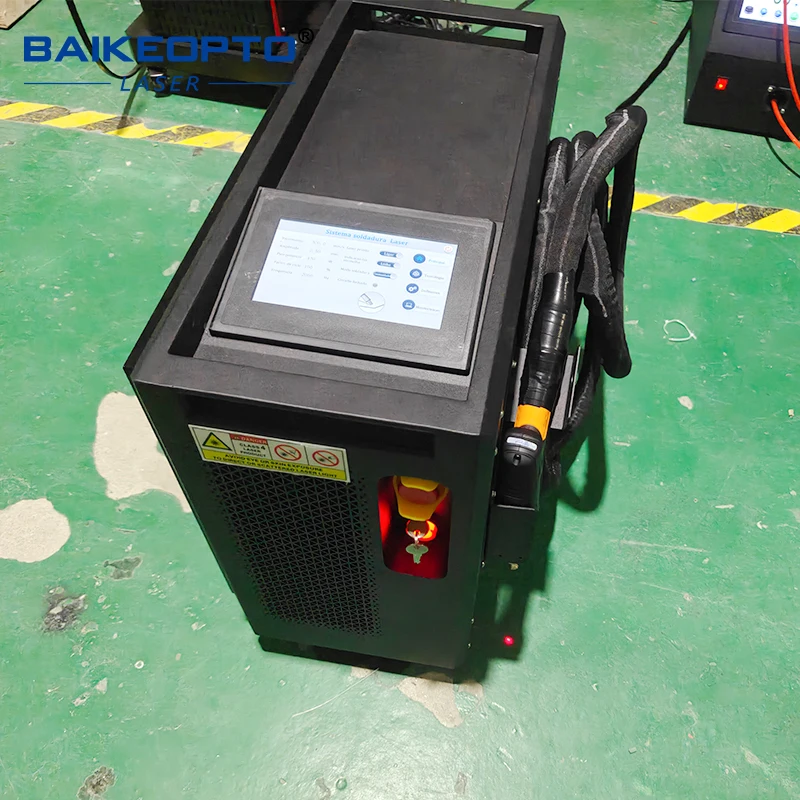Portable Fiber Laser Welder BK‑WF1200S 1200W Handheld Laser Welding Machine For Door Window Metal Welding