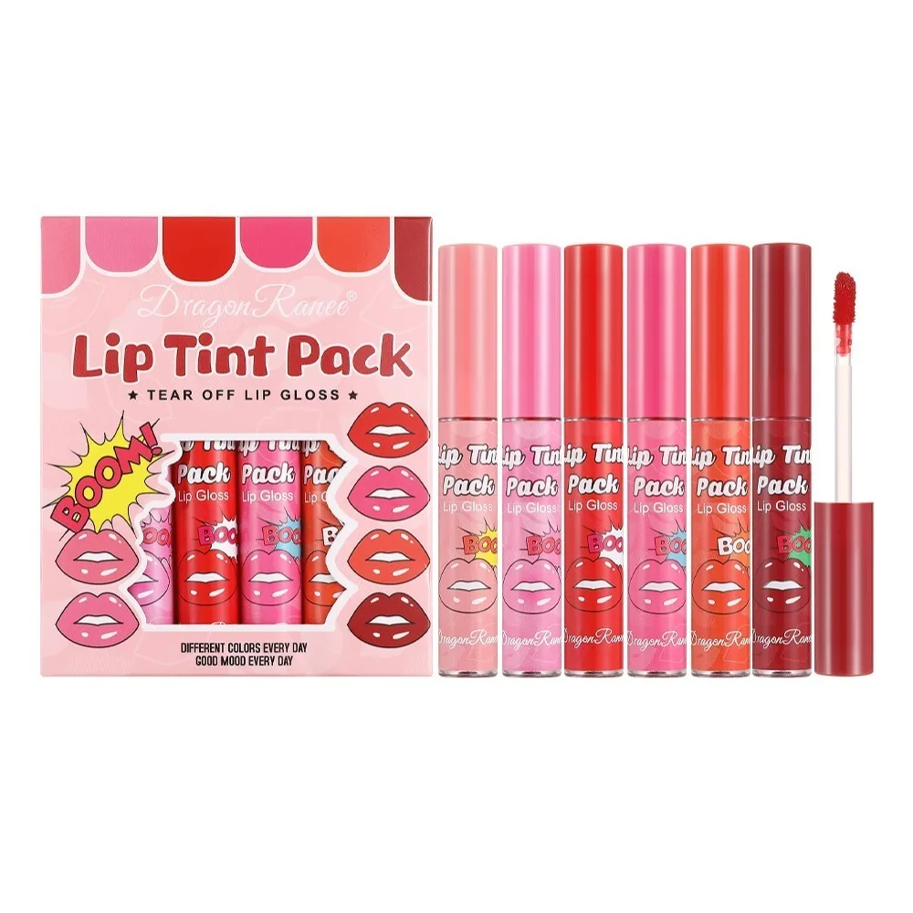 

Creative Colorfast Tear-off Lipstick Long-lasting Make Up Moisturizing Lipstick Beauty Waterproof Lip Glaze Gift