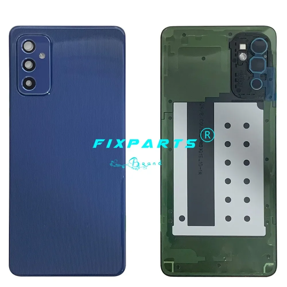 Back Glass Cover With Lens For Samsung Galaxy M52 5G Battery Cover Rear Door Housing Case SM-M526B M526 Back Cover With Logo