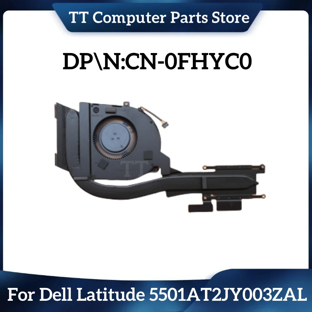 

TT New Original Laptop CPU Heat sink Fan EG50060S1-C440-S9A For DELL Latitude 5501 AT2JY003ZAL 0FHYC0 DC28000NXSL