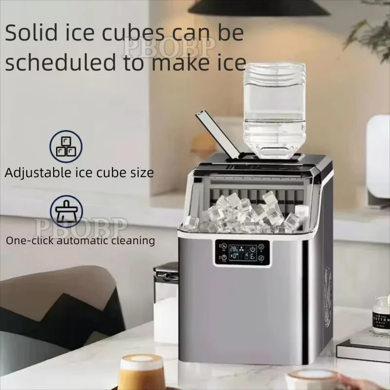 PBOBP Electric Commercial Ice Maker Machine Air-Cooled With Large Output Of Vertical Square Ice Making Machine