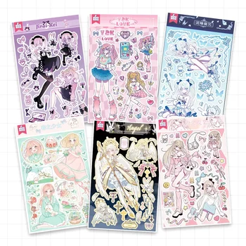 Olho de gato Anjo Personagem Adesivo, DIY Adesivo Decorativo Criativo