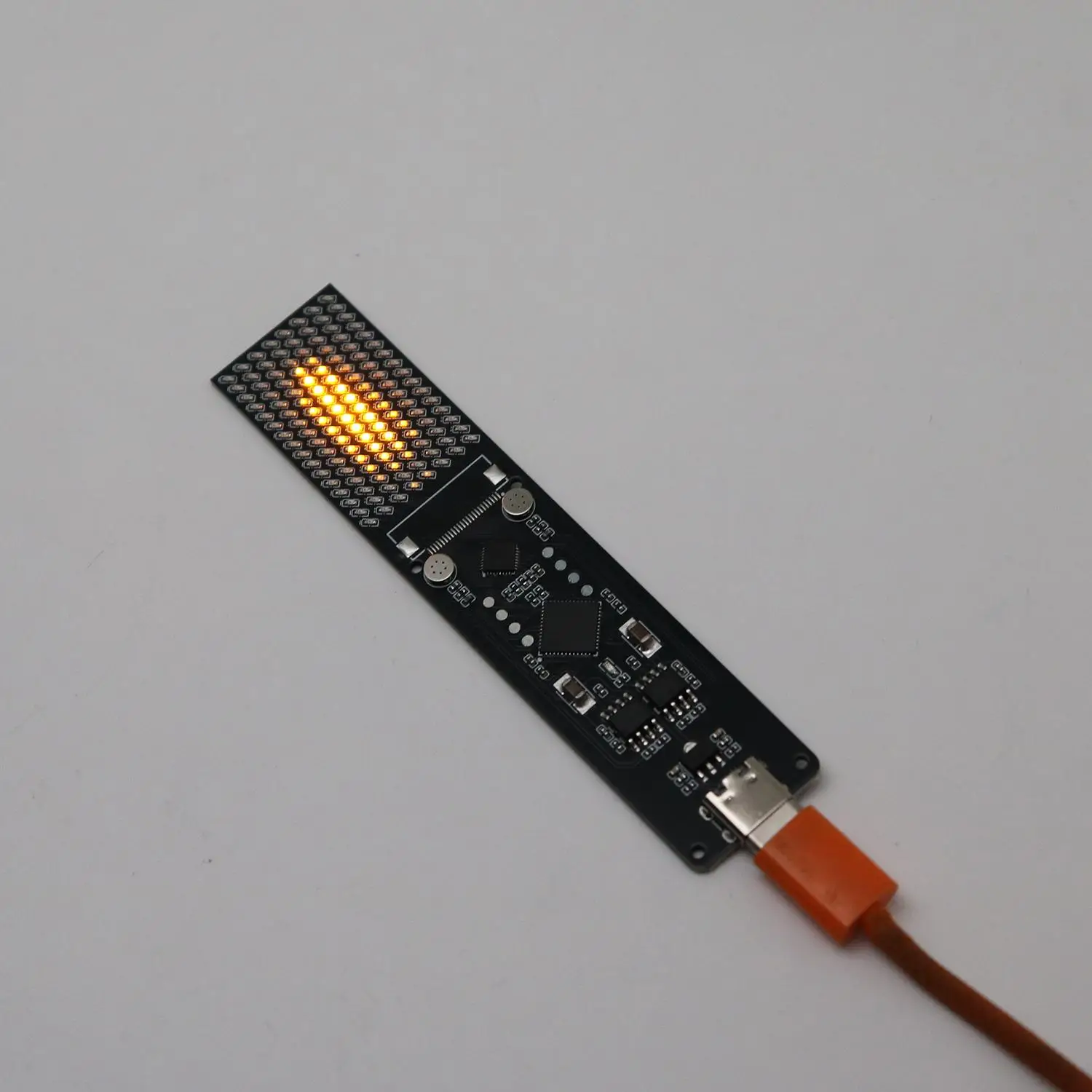 TypeC LED Electronic Candle Blow On/Off Wind Control USB Flameless Simulation Flame Atmosphere Lamp For Home Decor Party Camping
