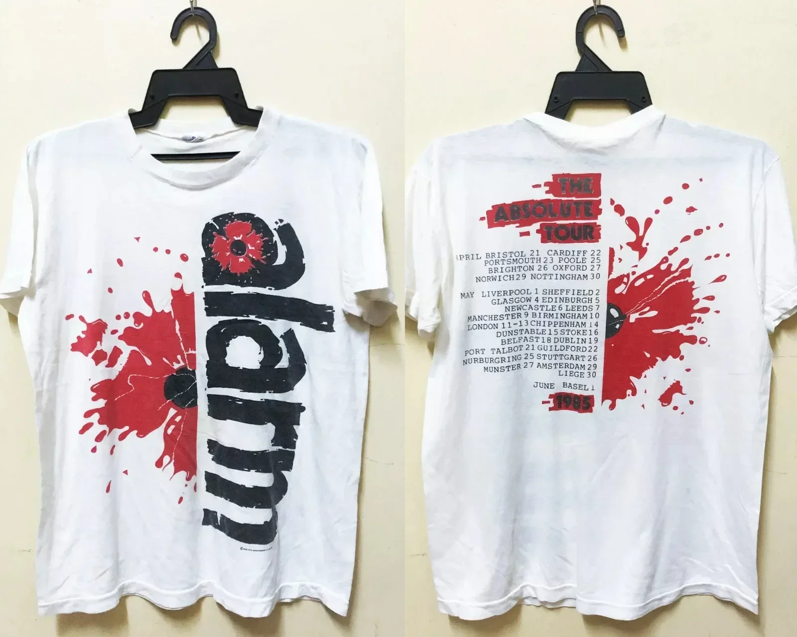 1985 THE ALARM ROCK BAND THE ABSOLUTE TOUR T Shirt Full Size S-5XL TMB5165