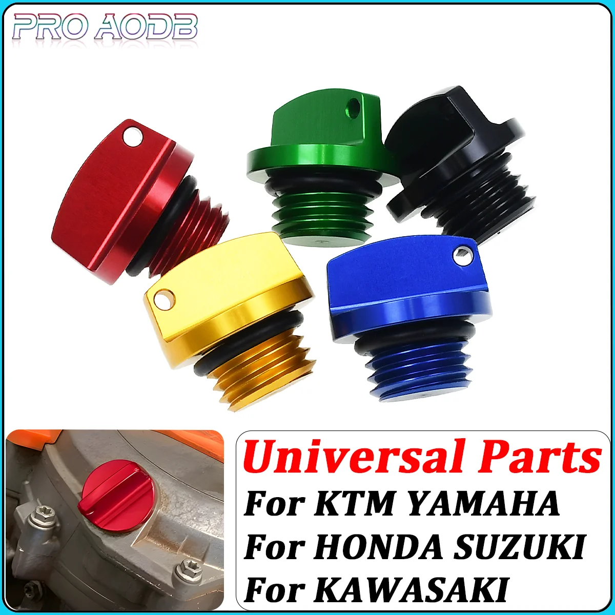 

Для Yamaha Honda Suzuki Kawasaki детали общего назначения мотоцикл крышка картера двигатель с ЧПУ масляная заливная винтовая крышка заглушка M20 * 2,5