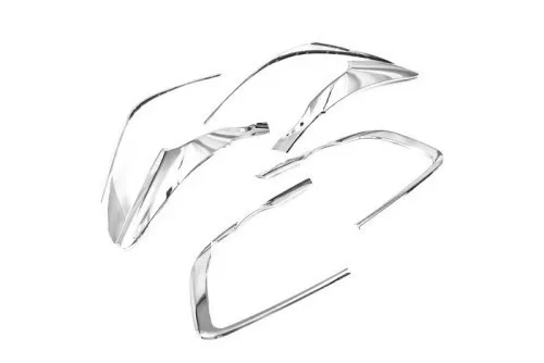 

Car Styling Chrome Tail Light Cover Trim For Hyundai Santa Fe 2010-2012
