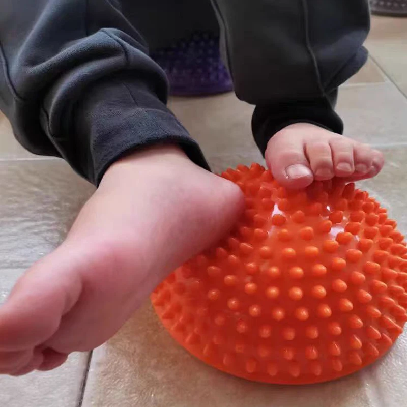 Piedras de paso para entrenamiento de equilibrio para niños, bolas de Yoga de media esfera, masaje, Fitness, gimnasia, ejercicio, juguetes