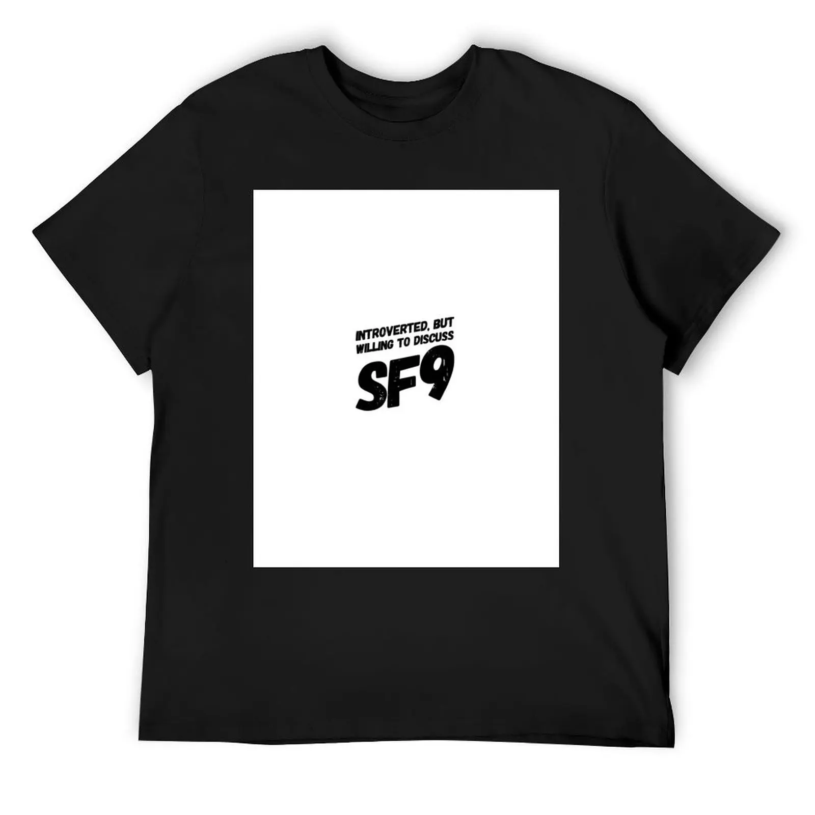 

Introverted, but willing to discuss SF9 T-Shirt tees aesthetic clothes mens graphic t-shirts hip hop