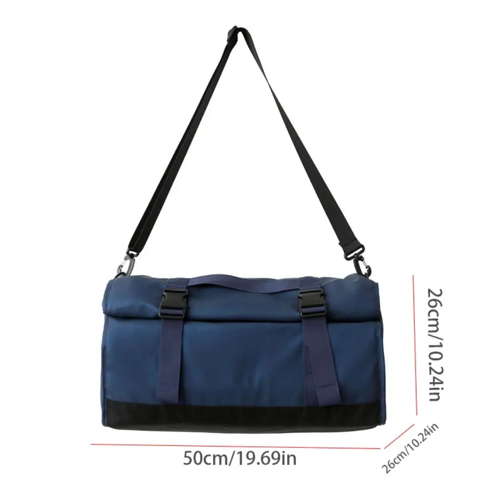 Sturdy Nylon Travel Duffel Bag Wet Dry Separation Portable Travel Luggage Bag Crossbody Durable Women's Fitness Handbag Travel