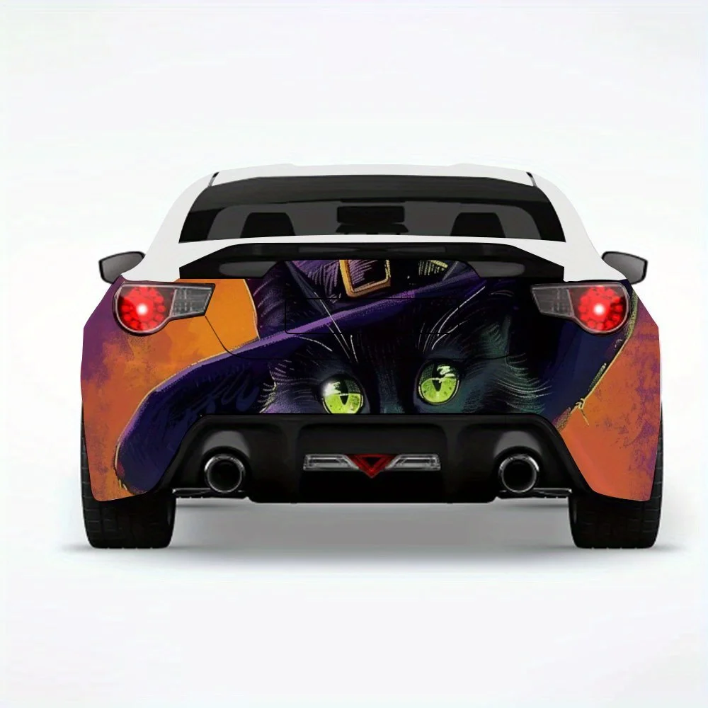 

Magic Black Cat Car StickerVinyl Decal for Car Rear, Waterproof Self-Adhesive Vinyl Stickers for Vehicle Tail & Bumper, Decorati