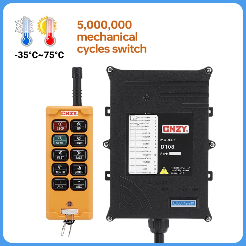 double speed 8 buttons  Industrial Wireless Radio Crane Remote Control switches Hoist overhead bridge Crane Lift Control