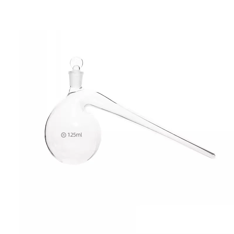 معوجة البورسليكات المختبر مع قارورة التقطير سدادة قارورة معقوفة 125 مل ~ 2000 مل أدوات كيميائية تجريبية #6