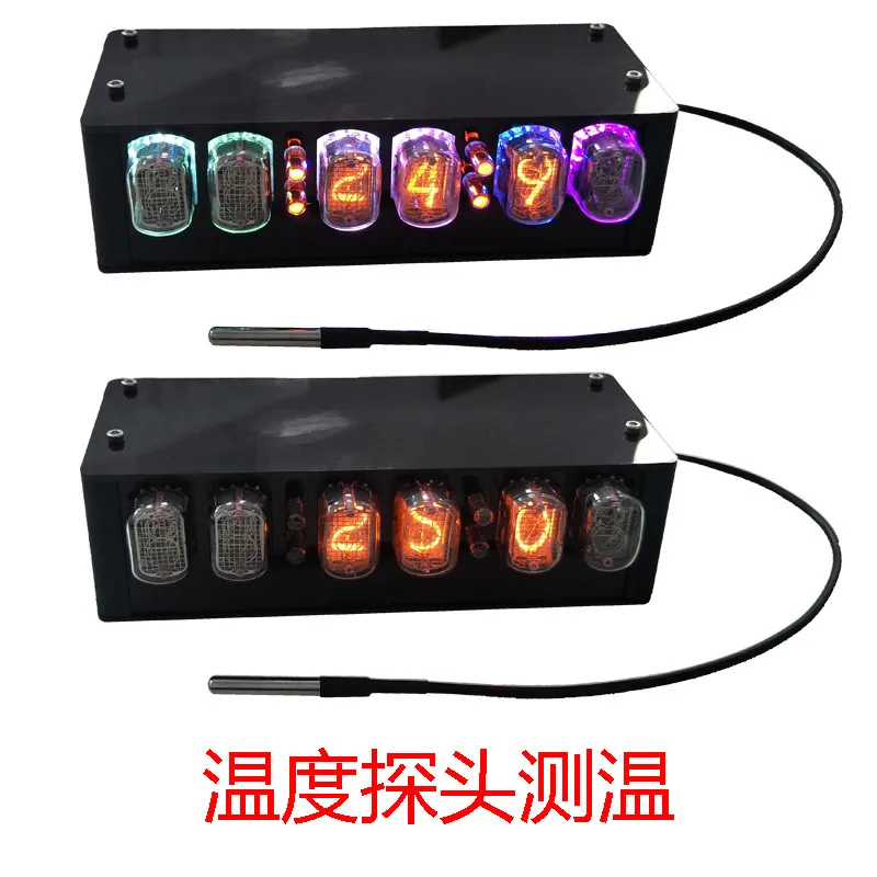 1pc   GPS Timing Temperature Meter Retro IN12 Glow Tube Clock DIY Assembly Kit
