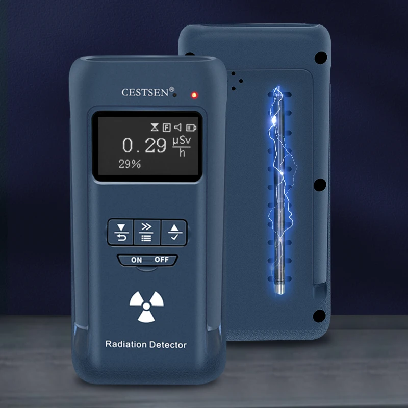 CESTSEN Radiation Detector Ionizing Radiation Detector Sound and Light Alarm Portable Nuclear Radiation Detector