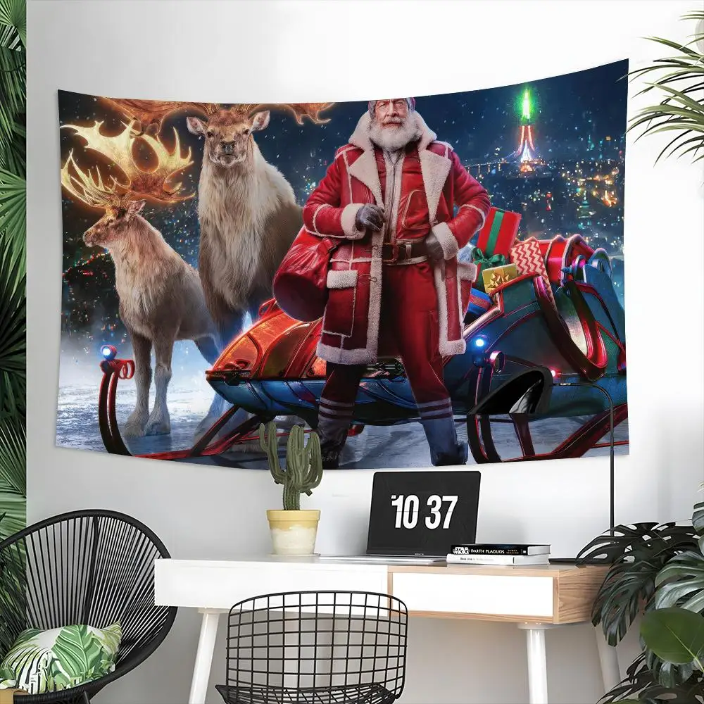 Comedy Film R-Red One Tapestry Vintage Wall Hanging Decor Microfiber Fabric Poster Room Art Bedroom Home Gift