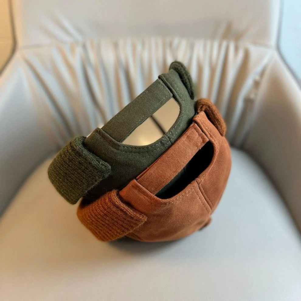 Herbst- und Wintermütze aus Melonenfell, modischer randloser Matrosenhut, lässiger modischer Straßenhut für Herren und Damen – Detail 16