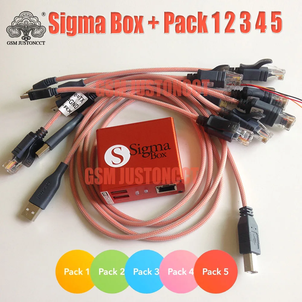 

The Latest Original Sigma Box / SIGNA PLUS BOX with 9 cables (PACK1,2,3,4,5 is activated for one year）Free Shipping