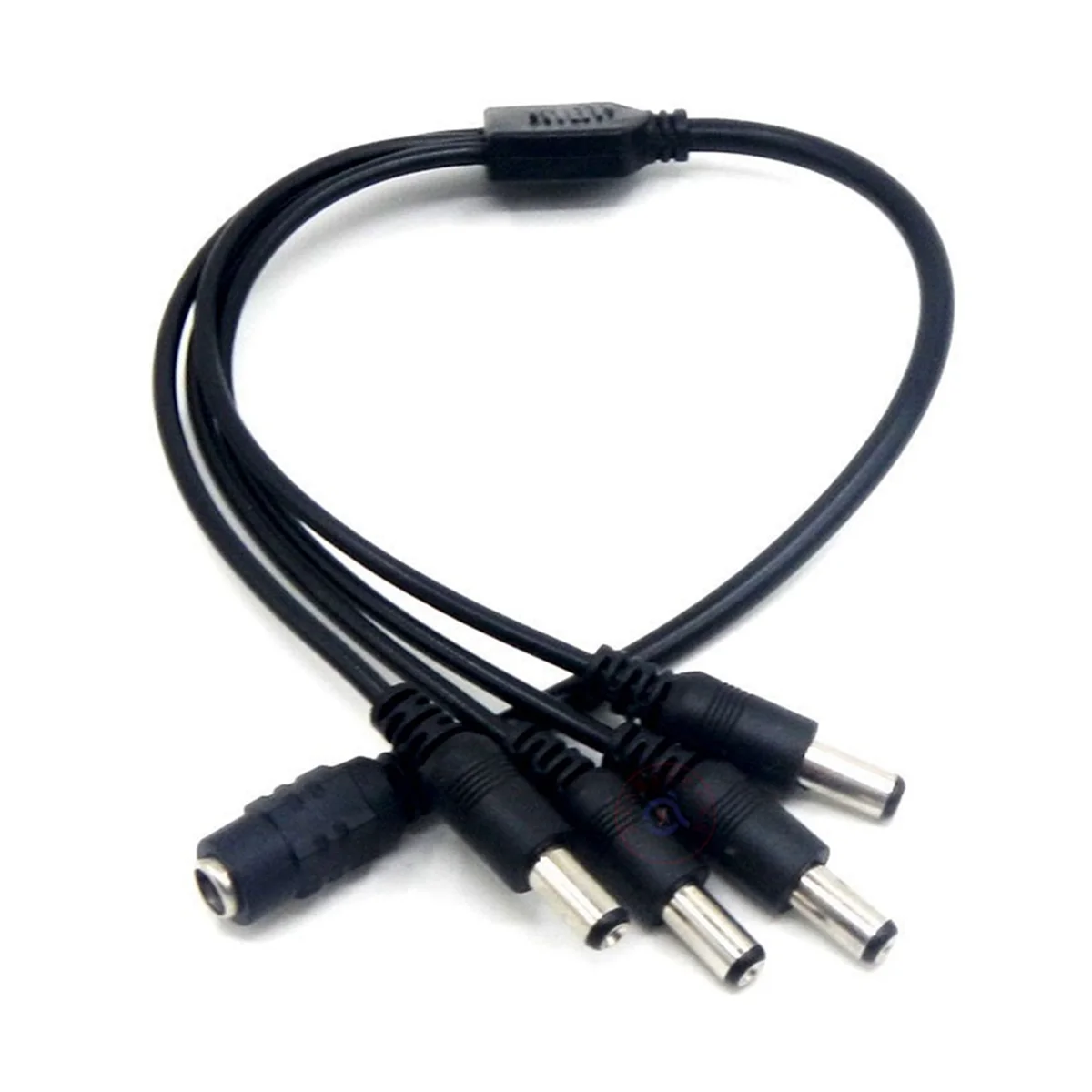 Cabo de alimentação dc 1 em 4, cabo de ramificação 1 em 4 saídas 12v para fonte de alimentação centralizada, acessórios para câmera de monitoramento, quente