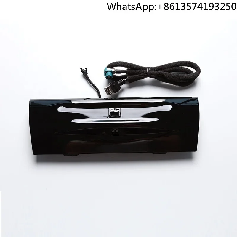 

For 2 Colors F30 Radio Dashboard USB Audio Cover LED Light With Blue And Orange Color USB Charger Cover For BMW 3 & 4 Series F30