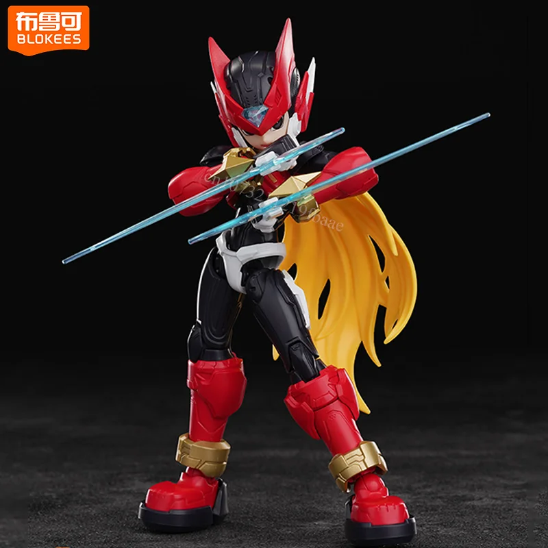 Genuine Blokees Shooting Star Rockman Action Figure ROCKMAN Toys Mega Man Zero Champion Class Assembly Model Kit Gifts