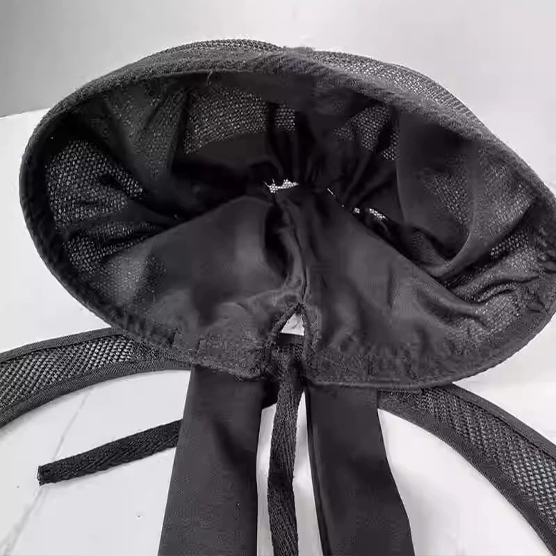 Hanfu Männer Erwachsene Hut Kappe Chinesischen Traditionellen Alten Gelehrten Lehrer Schwarz Kopfschmuck Vintage Bühne Cosplay Kostüm Zubehör