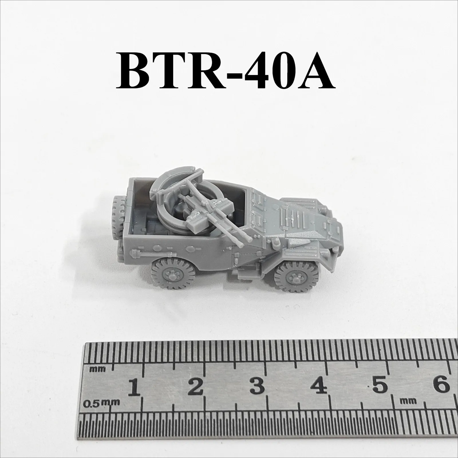 

Советский бронетанк БТР-40А, 3D-печать, масштаб 1/144, мини-модель танка, из смолы, под покраску