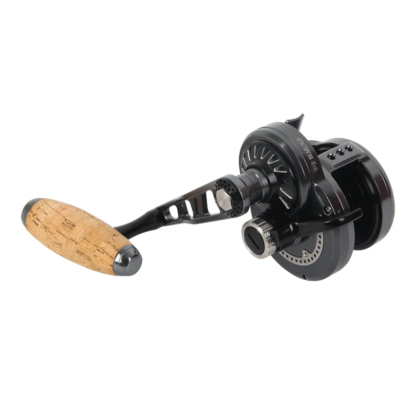 

Big Drag Power overhead slow jigging fishing reels saltwater 9+2BB cork knob handle 6.3:1 casting slow pitch fishing reel