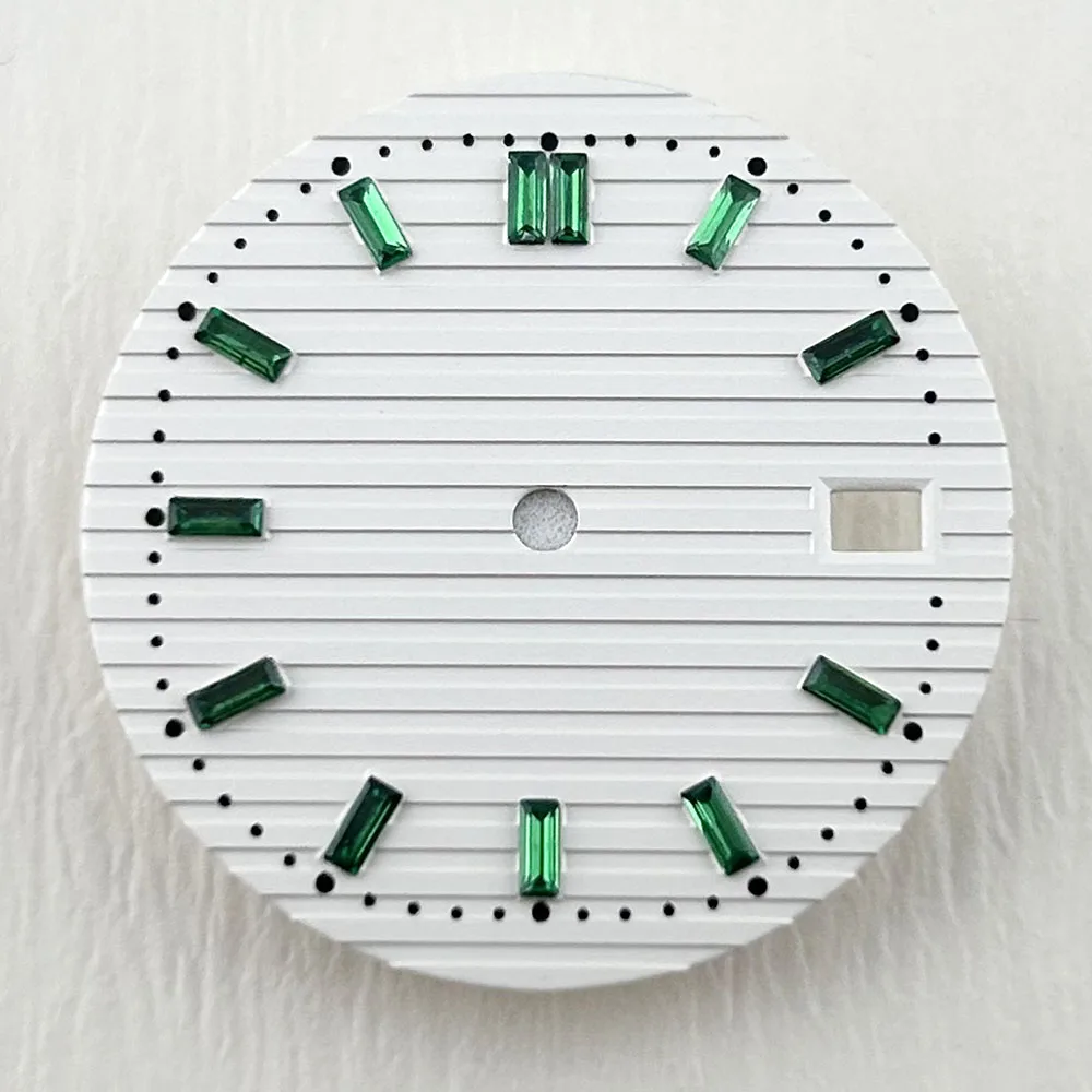 Mostrador de relógio 29.8mm adequado para movimentos N H 35/N H 36 ferramenta de reparo de acessórios de relógio