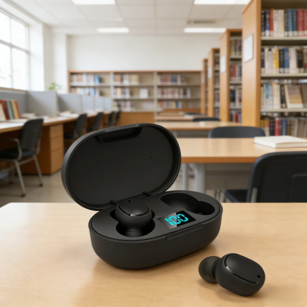 TWS Wireless Bluetooth Earphone Stereo Noise Cancelling Headset Sport Headset With LED Digital Display For All Smartphone Xiaomi