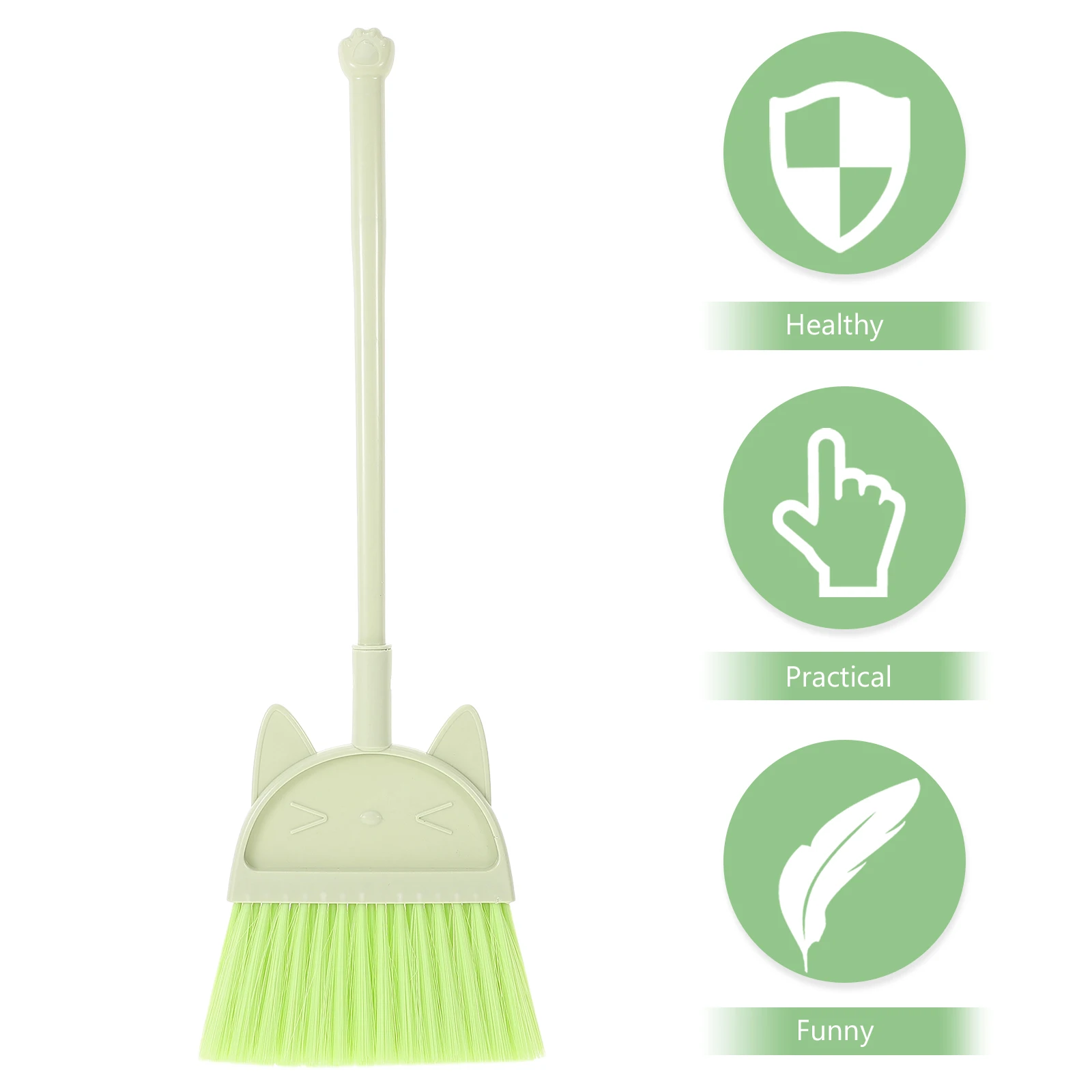 子供セットロングハンドル小さなプラスチック子供用軽量コンパクト壊れにくい家庭用クリーニングツール幼児ほうき漫画