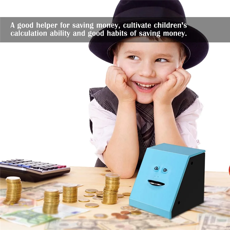 

Новинка, копилка с изображением обезьяны на батарейках, копилка для детей 3 лет, мальчиков и девочек, взрослых, подарок на день рождения-Y41A