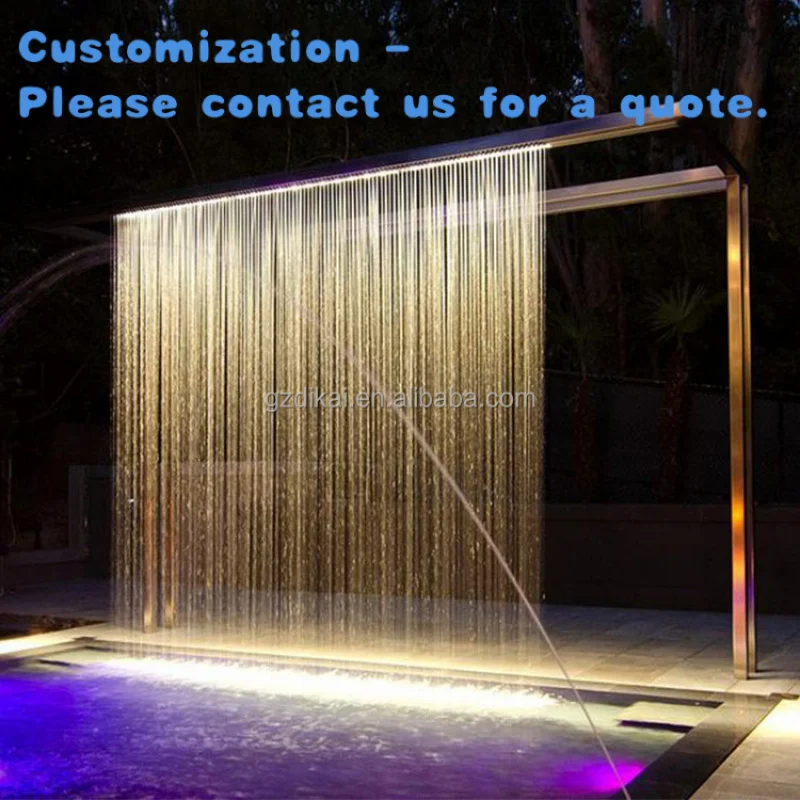 

custom.High Quality Digital Curtain Fountain Customized Graphical LED Curtain