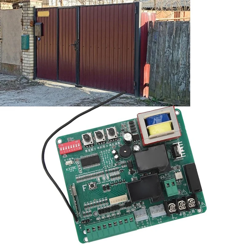 Sliding Gate Operator Control Board Replacement, Main PCB Circuit For Gate Motor, Universal Gate Opener With Indicators