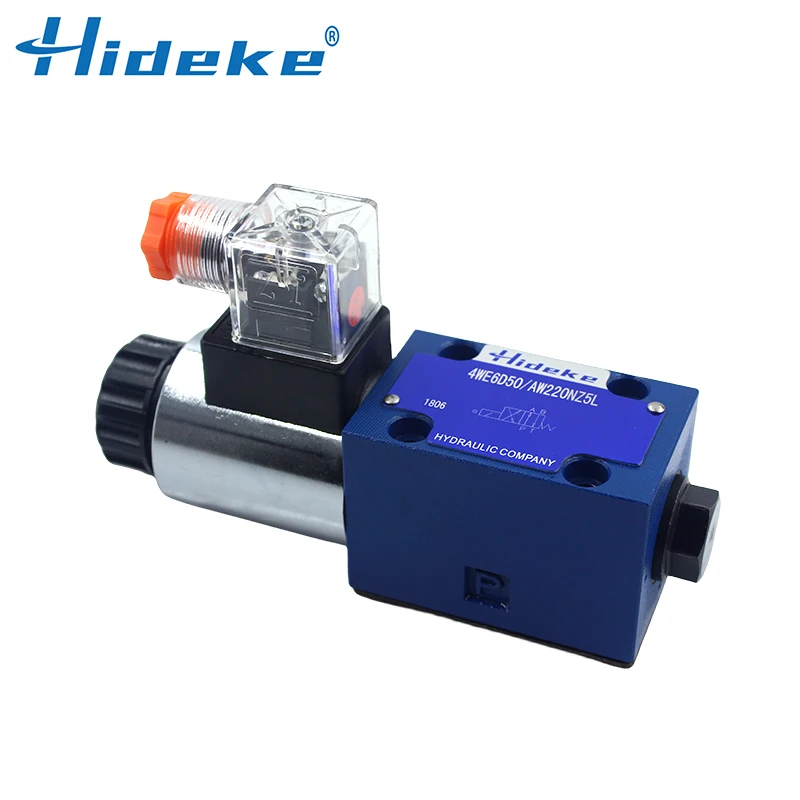 4WE6D 4WE6Y 4WE6A 4WE6JA/JB 4WE6EA/EB 4WE6GA/GB/UB solenoid Operated Directional Hydraulic Control Valve 4WE6D61/CG24N9Z5L/220