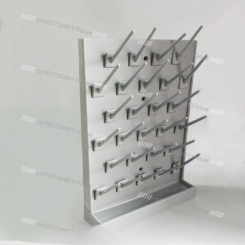 

Laboratory Drip Rack, Drain Rack, Beaker, Flask Utensils, Water Control, Drying Rack, Single-sided 27 Rods, Adjustable Pp