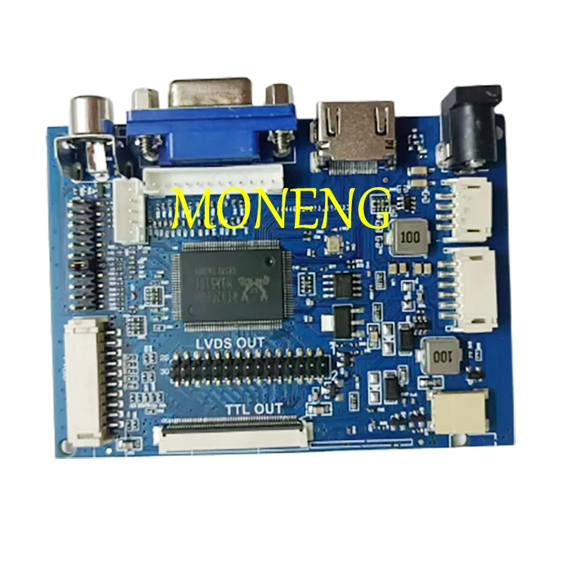 10.4 polegadas 800*600 60 pinos 4:3 monitor A104SN03 V.1 V1 LCD controlador placa de driver HDMI VGA AV módulo