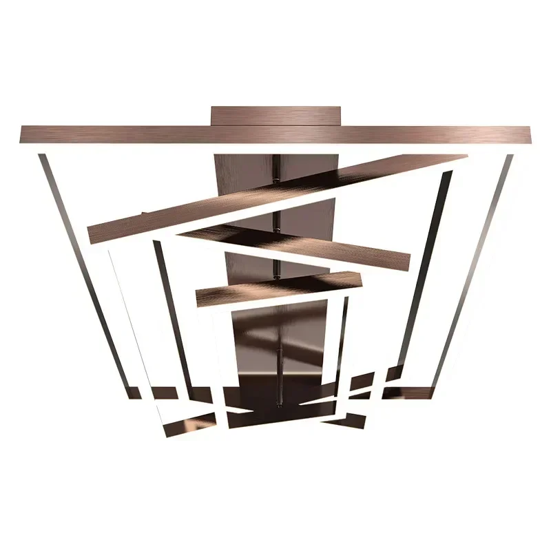 Plafond moderne à LEDs lampe pour salon salle à manger chambre allée cuisine creux modélisation lustre décor luminaire intérieur