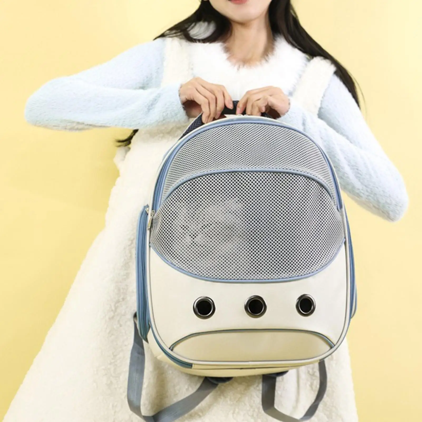 

Сумка-переноска для собак, дышащая, устойчивая к царапинам, нескользящая сумка, переноска для маленьких собак для щенков, котят, маленьких животных, путешествий, прогулок на открытом воздухе