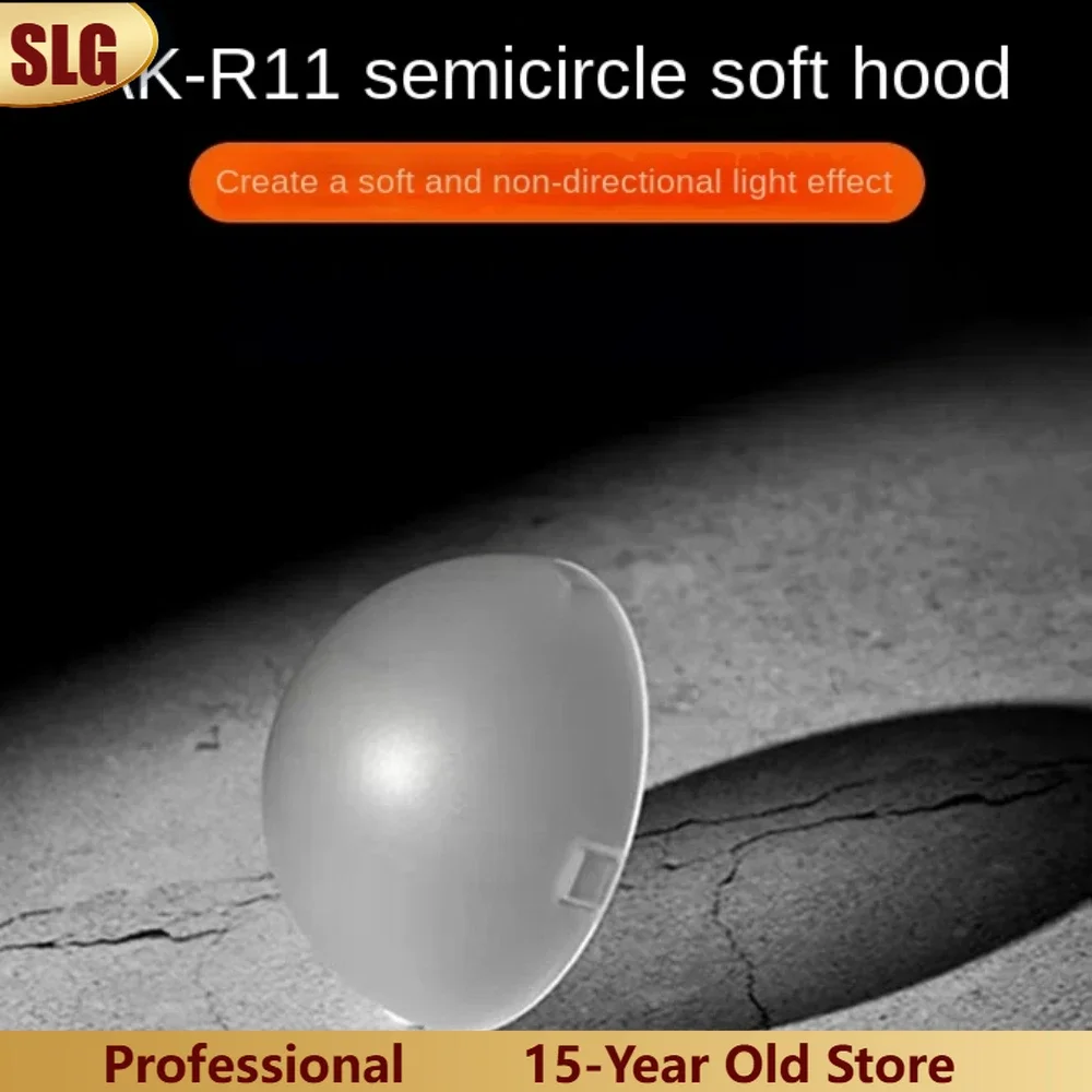 AK-R11 Semicircle Diffuser for Godox H200R Round Flash Head  V1  Series V1-S V1-N V1-C AD200 Pro