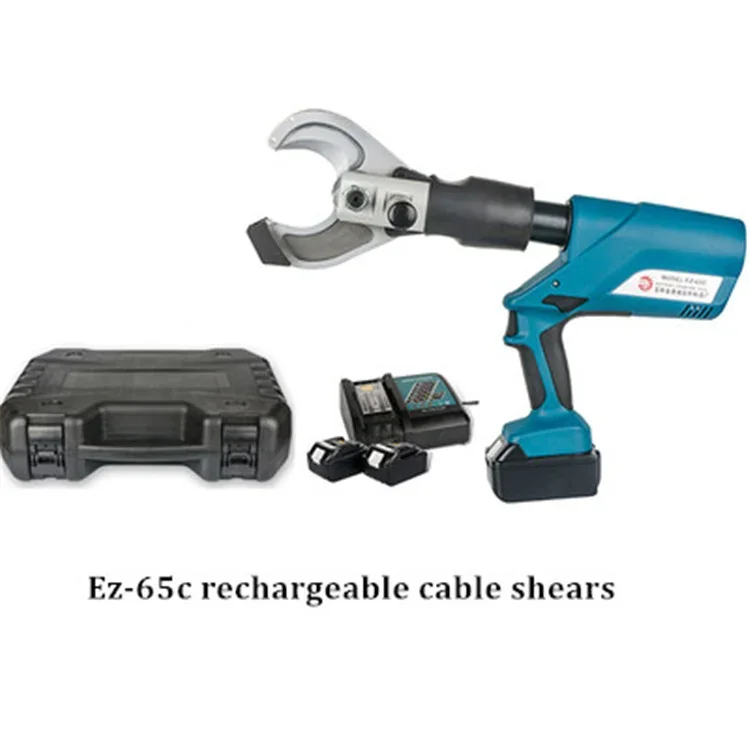 EZ-65C Electric Cable Shears Hydraulic Cable Cutter Battery Power Tool