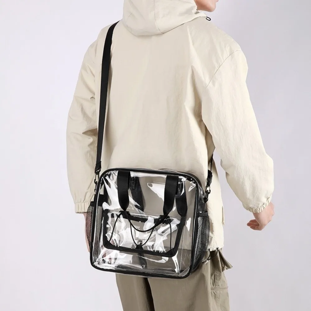 

Прозрачная сумка через плечо большой вместимости, водонепроницаемая сумка для туалетных принадлежностей из ПВХ, легкая спортивная сумка-тоут, пляжная сумка для плавания