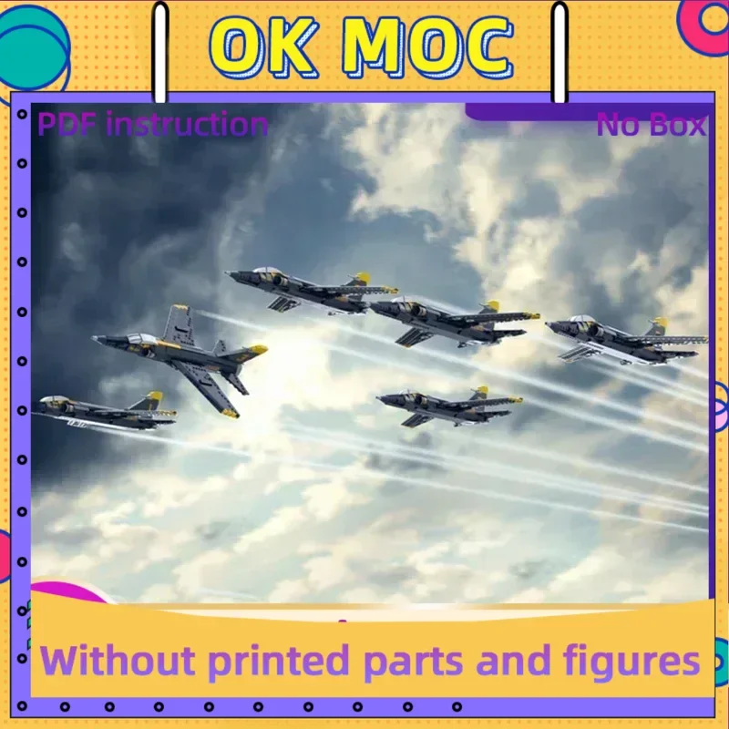 

Военная модель Moc, строительные кирпичи, 1:35 F-11, технология истребителя тигра, модульные блоки, подарки, рождественские игрушки, наборы «сделай сам», сборка