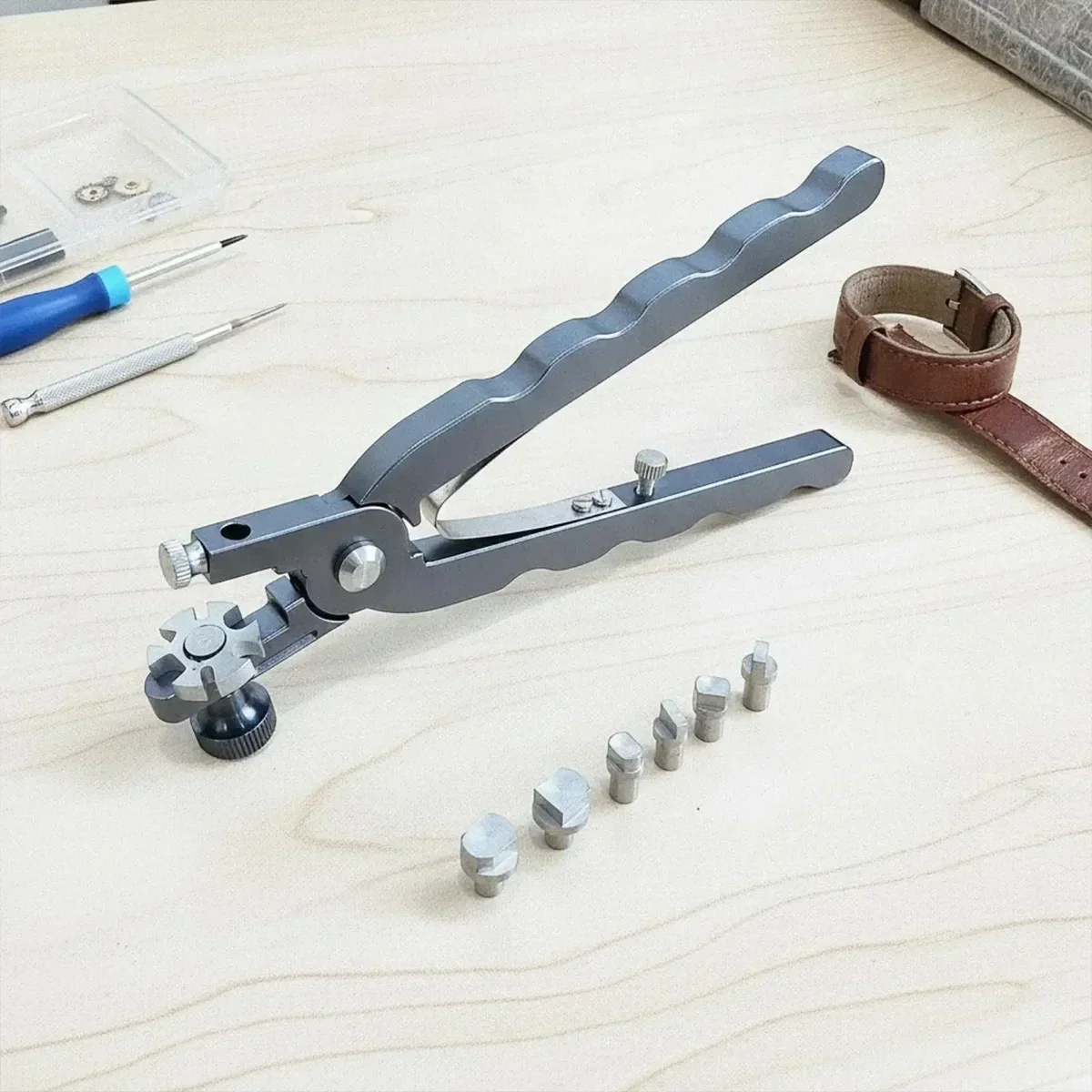 Leather Watch Bracelet Cutting Plier for Straps to Fix Catches Spring Bar Hand Tool Pliers Watch repair tool
