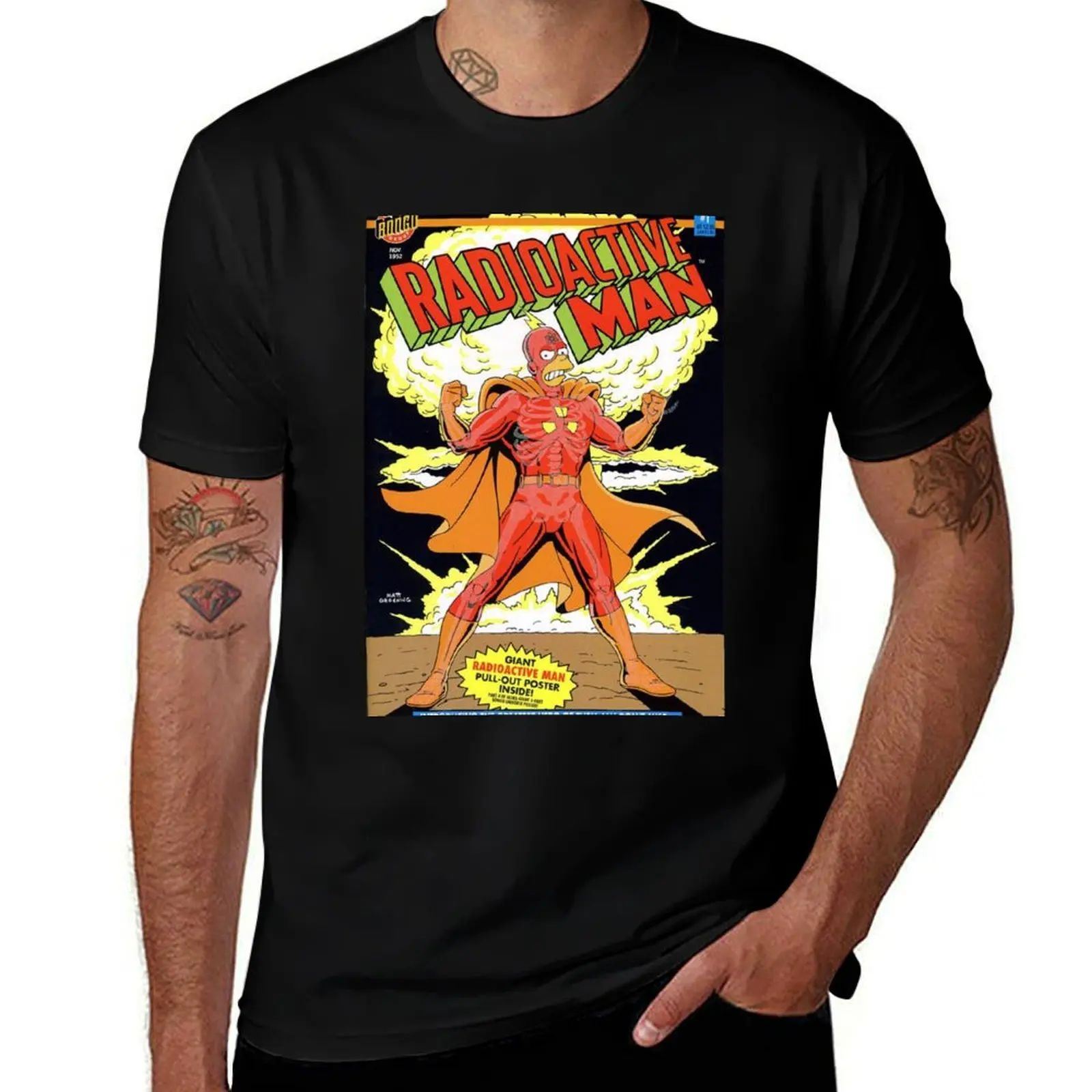 

Radioactive man Comic cover- x-ray T-Shirt designer shirts Louboutins aesthetic clothes luxury clothes men