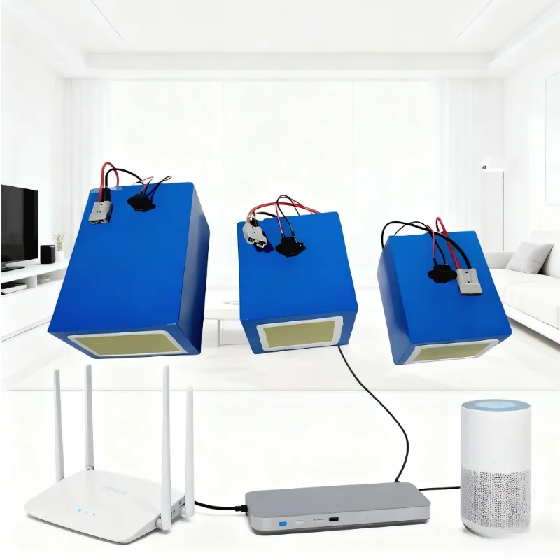 26S 96V 60Ah/100Ah/200Ah High-Capacity Li-ion Lithium Battery Pack, built-in 100A/200A intelligent BMS for overcharge, over-disc