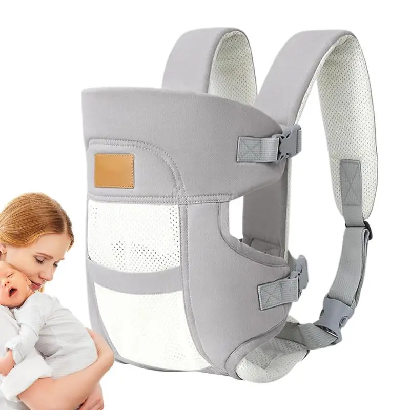 

Baby Chest Carrier Lightweight Baby Carrier Ergonomic Breathable Horizontal Sling Bag Head Support Adjustable For Nature Walks