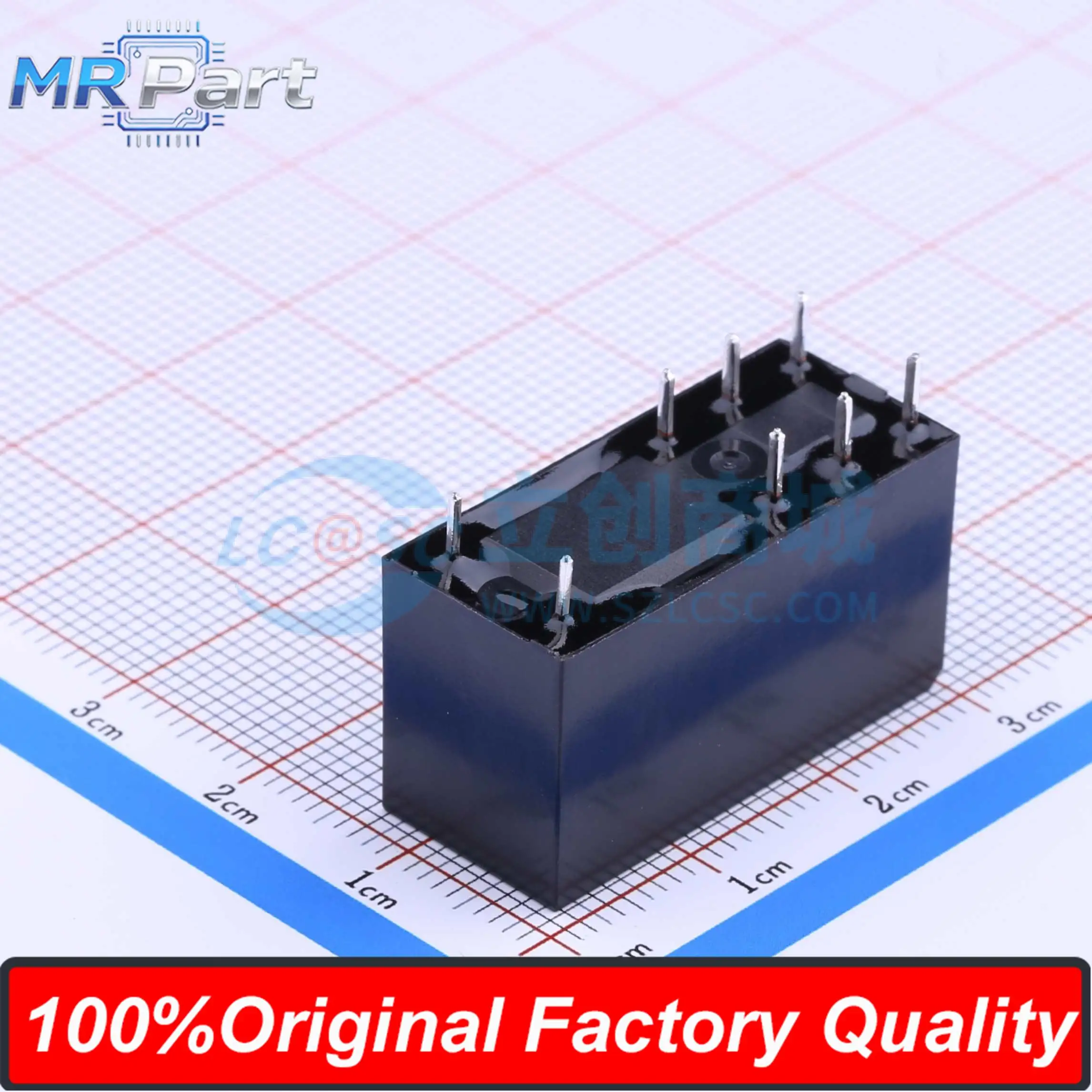 5Pieces HF115F/012-2ZS4 Small High Power DC 12V Relay 8A 250VAC 12VDC Double Knife Double Throw 8 Pins DIP