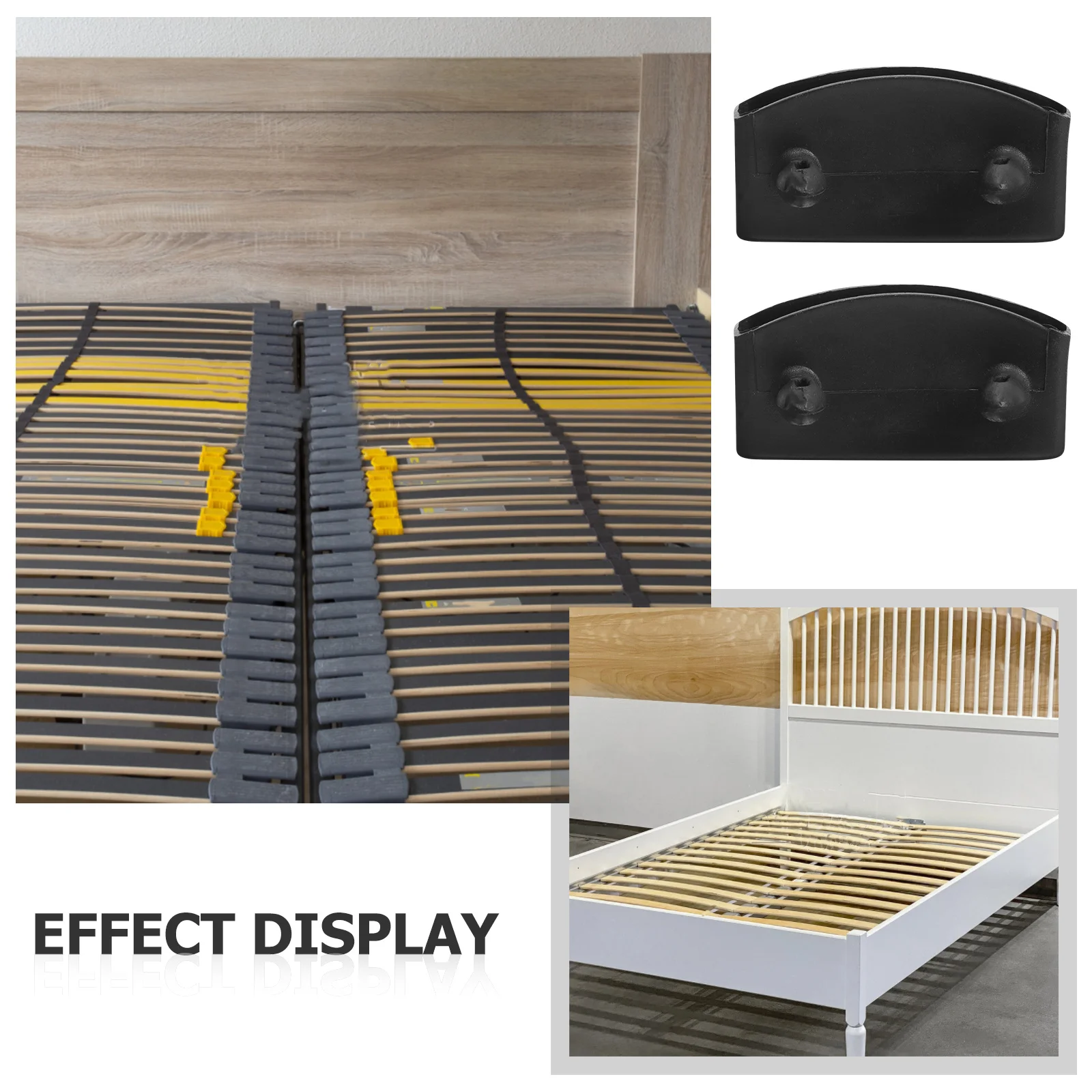 

20pcs Bed Slat End Caps Plastic Furniture Accessories Replacement Parts For Wooden Metal Bunk Beds Sofa Bed Fixtures