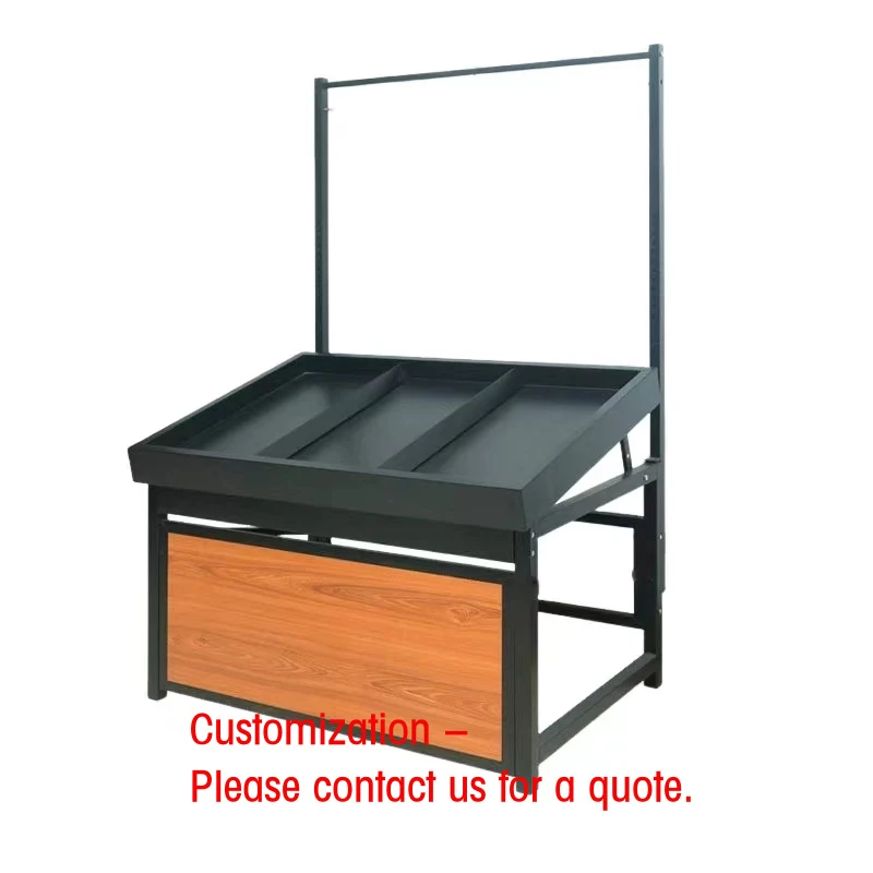 custom.High Quality Fruits and Vegetables Supermarket Shelf