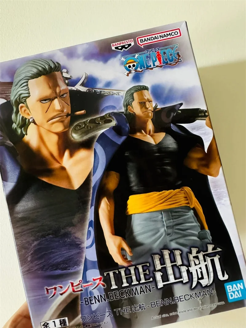 Bandai Original Banpresto One Piece Ben Bekkuman Pvc Anime Action Figure Collectible Model Dolls Statuette Ornament Gifts Hot